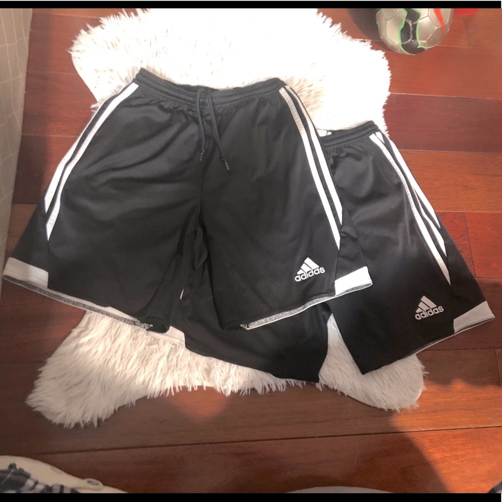 BUNDLE two adidas soccer shorts